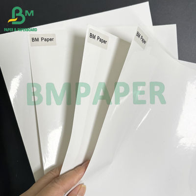 Papel de etiqueta de cerveja de resistência à humidade revestido de um lado e à prova d' água de 80 gm