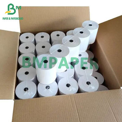Papel térmico branco 57*40mm 80*80mm 80*60mm Papel de caixa Roll ATM Banco Papel Pos