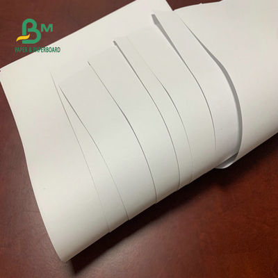 60 gm 70 gm Papel térmico direto Jumbo Roll Papel auto-aderente semi-lustroso