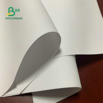 60 gm 70 gm Papel térmico direto Jumbo Roll Papel auto-aderente semi-lustroso