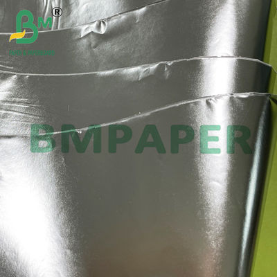 0.06mm 0.07mm Prata de vácuo papel metalizado para rótulo garrafa de cerveja