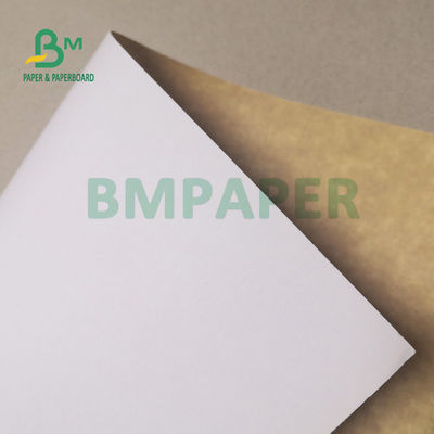 270gm revestido de papel branco de parte superior de cartão de volta Kraft para levar caixas segurança alimentar