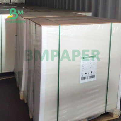 270gm revestido de papel branco de parte superior de cartão de volta Kraft para levar caixas segurança alimentar