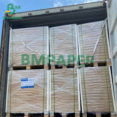 200g - 400g Cartão FBB de qualidade alimentar Cartão de celulose branca para recipiente de alimentos C1S Papel 25&quot; x 37&quot; 30&quot; x 22,5&quot;