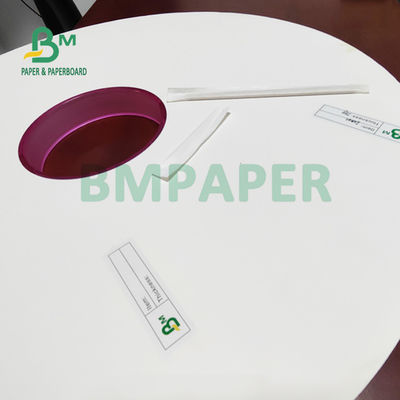 28gm Papel branco de qualidade alimentar para palhinhas de embalagem 30mm 35mm Eco-friendly