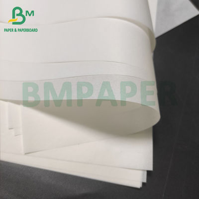 50 gramas 60 gramas de papel natural branco à prova de gordura para produtos alimentares à base de óleo