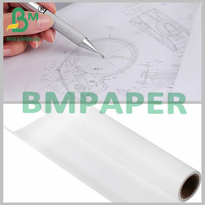 12 polegadas x 55 jardas de papel de desenho branco para desenhos de costura