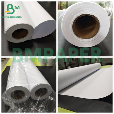 Jato de tinta branco tem boa absorção de tinta 80gm CAD Plotter Papel de desenho é durável
