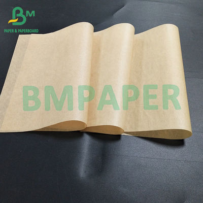 Papel castanho, à prova de água, à prova de gordura, resistente a altas temperaturas e de qualidade alimentar