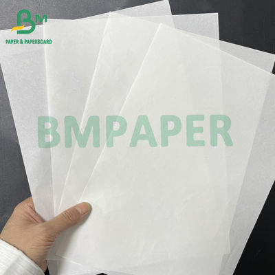 Papel de embalagem de alimentos branco de 33gm e 38gm com óleo e graxa perfeitos