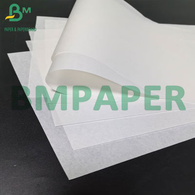 Papel de embalagem de hambúrgueres de qualidade alimentar de 45 g branco à prova de gordura