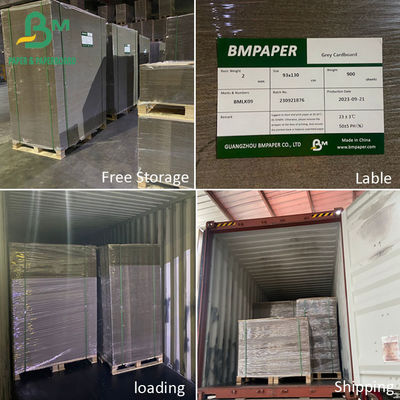 2 mm Chapas de papelão cinza sólido Pallet 660 x 965 mm 930 x 1300 mm