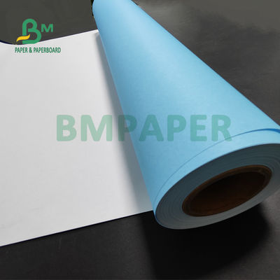 80 gr Papel azul em rolos de fundo branco para desenho de engenharia CAD 880mm x 150m 3' núcleo