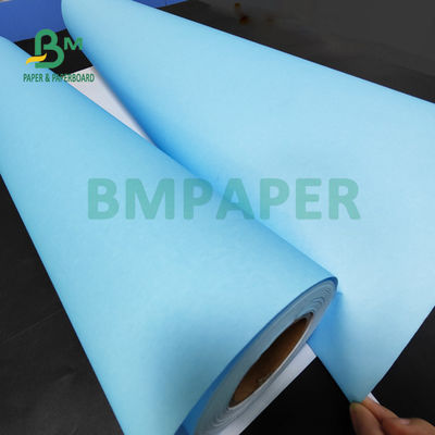 80 gr Papel azul em rolos de fundo branco para desenho de engenharia CAD 880mm x 150m 3' núcleo