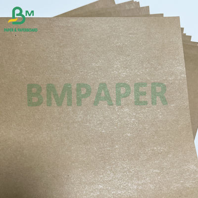 Embalagem de fast food Brown Kraft 270gm Papel revestido em PE à prova de gordura