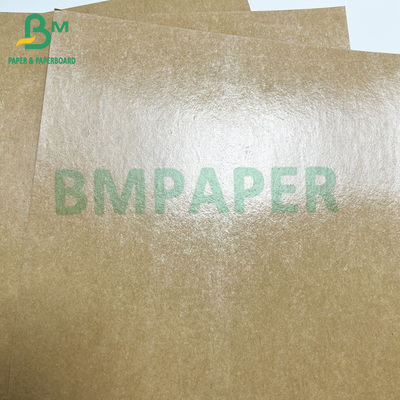 72 * 102 cm Óleo resistente Água resistente Embalagem de lanches PE Papel Kraft