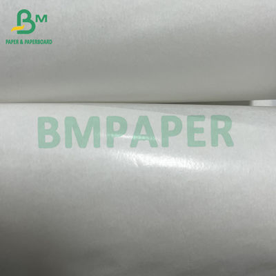 45 gsm + 10 gsm Papel de embalagem de hambúrguer branco revestido de PE brilhante de um lado Papel de açougueiro