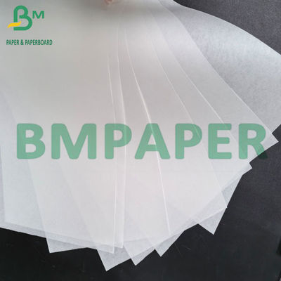 40 g de papel Kraft MG branco à prova de gordura, revestido com óleo de silicone, para embalagem de açúcar