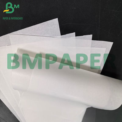 40 g de papel Kraft MG branco à prova de gordura, revestido com óleo de silicone, para embalagem de açúcar