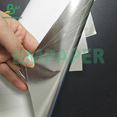 Resistente à humidade e à água Prata Aluminizada Resistência ao molho Papel Metalizado Para Impressão de Papel de Etiquetas de Cerveja