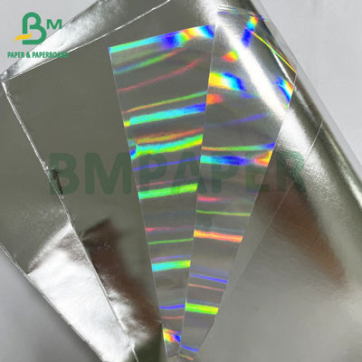 Boa imprensabilidade 60gm de prata metalizada papel de alta resistência ao molho