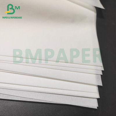 Papel branco resistente a gordura e óleo 35gm 50gm Excelente resistência à gordura