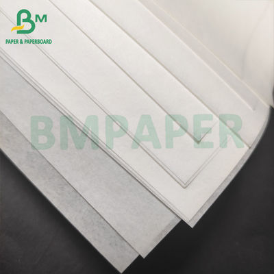 Papel branco resistente a gordura e óleo 35gm 50gm Excelente resistência à gordura