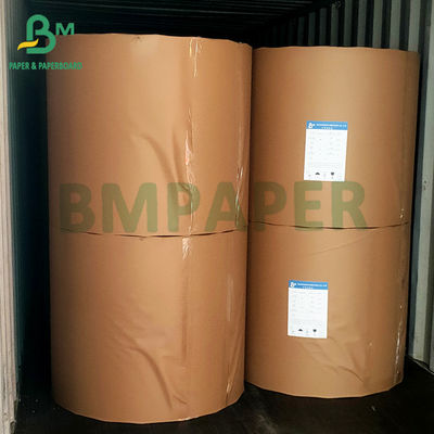 70 gm Papel Kraft branco branqueado em bobina para embalagem de produtos alimentares