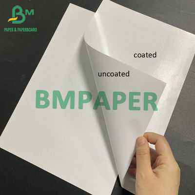 Alimentos Saquetes de açúcar Papel de café embalagens de embalagem Folhas de papel revestidas de branco