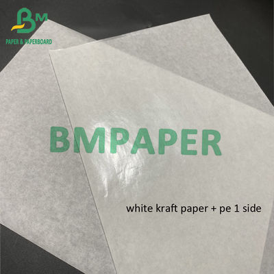 Alimentos Saquetes de açúcar Papel de café embalagens de embalagem Folhas de papel revestidas de branco