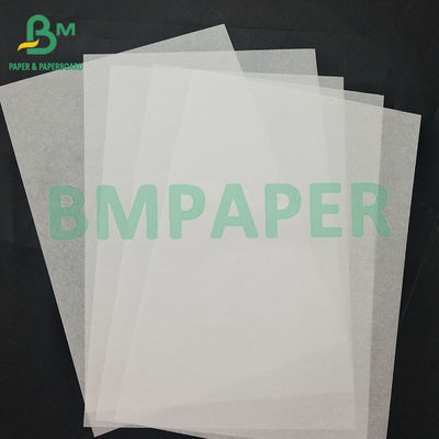 Papel à prova de óleo branco e à prova de água de qualidade alimentar reciclável para alimentos fritos