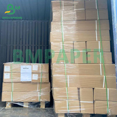 Folhas de embalagem Papel de sofá revestido de dois lados e brilhante para folheto do produto