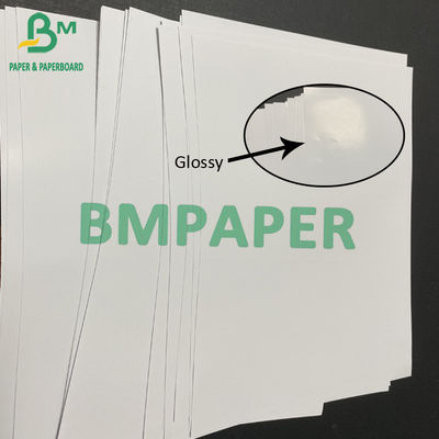 100# 80# 70# Papel de arte revestido de texto branco brilhante / papelão Matt 24&quot; 36&quot; 610mm 914mm