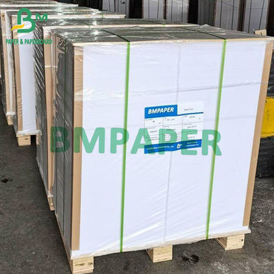 100# 80# 70# Papel de arte revestido de texto branco brilhante / papelão Matt 24&quot; 36&quot; 610mm 914mm