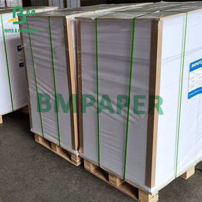 100# 80# 70# Papel de arte revestido de texto branco brilhante / papelão Matt 24&quot; 36&quot; 610mm 914mm