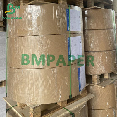 Papel de proteção contra óleo de 35 gm 40 gm Papel branco à prova de gordura em rolos Tamanho personalizado para embalagem de alimentos