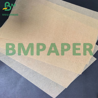 Folhas de papel Kraft de 40 gm de lado Brilhante, à prova de óleo MG, sem branqueamento, castanho, com nervuras
