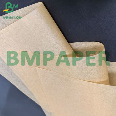 Folhas de papel Kraft de 40 gm de lado Brilhante, à prova de óleo MG, sem branqueamento, castanho, com nervuras