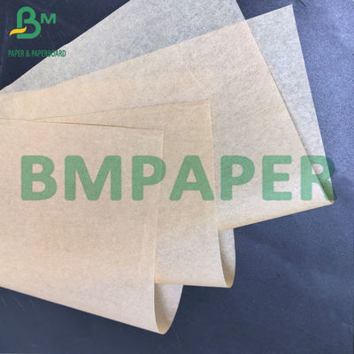 Folhas de papel Kraft de 40 gm de lado Brilhante, à prova de óleo MG, sem branqueamento, castanho, com nervuras