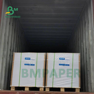 80# 100# C2S Papel de texto revestido de branco brilhante para cabides 24' x 36'