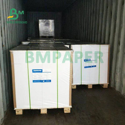 80# 100# C2S Papel de texto revestido de branco brilhante para cabides 24' x 36'