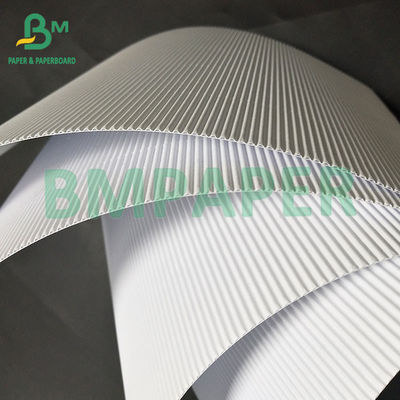 Aplicabilidade ampla e estável Duas camadas de papel de flauta F branco 1 mm para produtos cosméticos