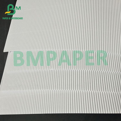 Folhas de cartão ondulado de camada dupla de lado único F Pit 1 mm Caixa de embalagem cosmética Material especial Embalagem em rolos