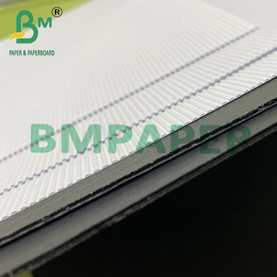20 x 28&quot; de cartão ondulado branco preto leve F papel de flauta para embalagem
