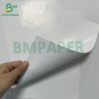 Papel de etiqueta auto-adhesivo revestido de um lado e antistático branco de 80 gm