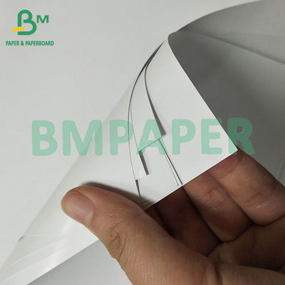 Rolo de papel branco revestido de lado único com folhas auto-aderentes de alta aderência