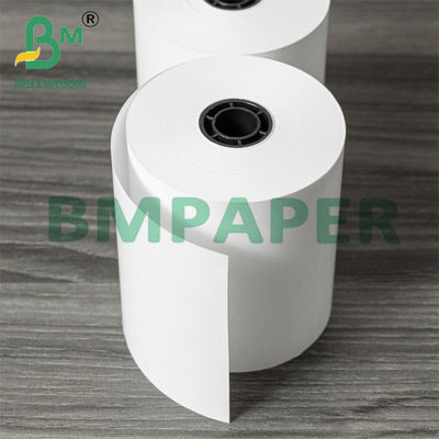 Papel térmico de 48 gm 55 gm em pequenos rolos utilizado como loja restaurante