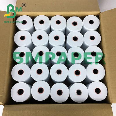 Papel térmico de 48 gm 55 gm em pequenos rolos utilizado como loja restaurante