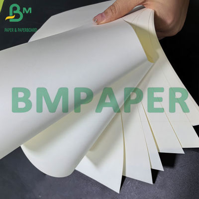 55 gm 60 gm Papel colorido de creme de livro não revestido Papel offset volumoso de marfim