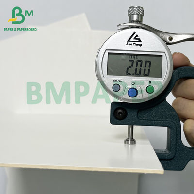 Boa capacidade de impressão Folha de celulose espessa de papelão branco liso de 2 mm